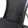CHANEL Sandals COCO Mark ankle strap thong sandal flats black leather 24C G45428 Used