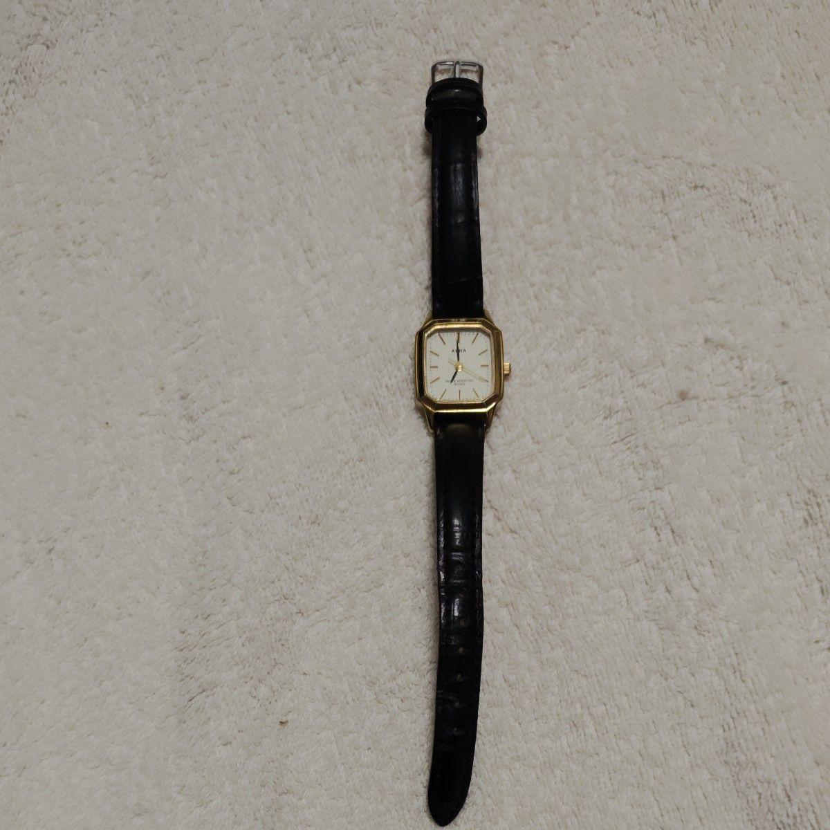 ALBA Quartz Watch Gold Square Ladies