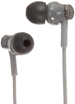 Audio Technica Canal Earphones Gray GY ATH-CK350M