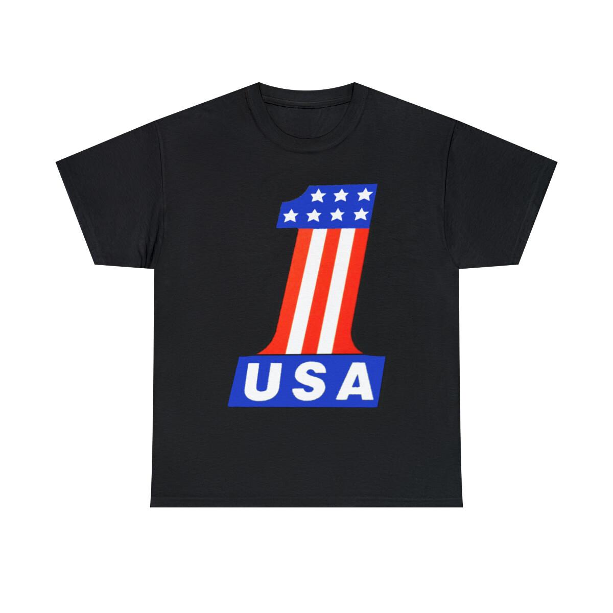 USA number 1 Unisex Heavy Cotton Tee S