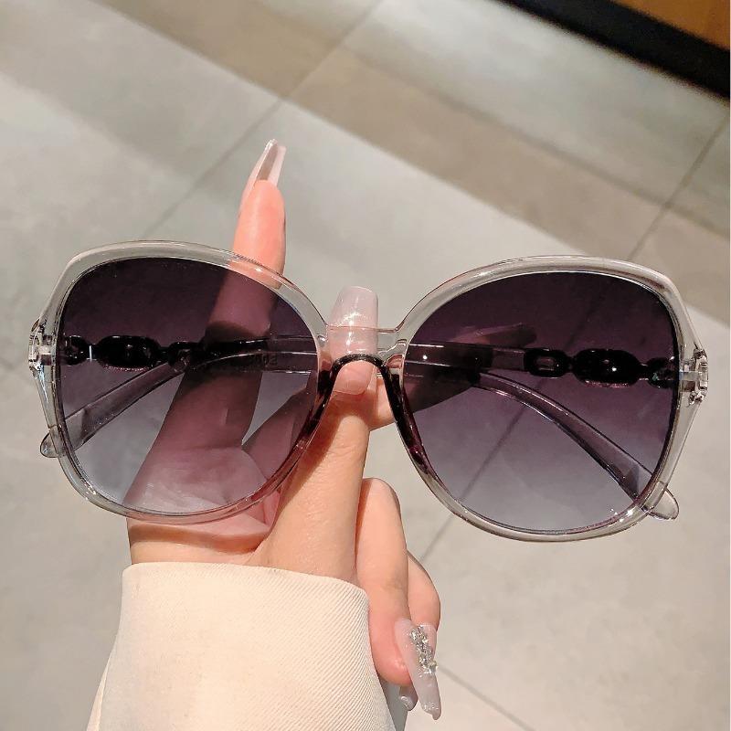 non-polarized Women Oversized Sunglasses New In Vintage Round Gradient Outdoor Shades Travelling Hiking Eyewear