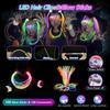 148 PCS Glow in the Dark Party Supplies, 16PCS Foam Glow Sticks, 16PCS LED Glasses,100PCS Glow Sticks Bracelets and 16Pcs LED Hair Clips Fiber Optic