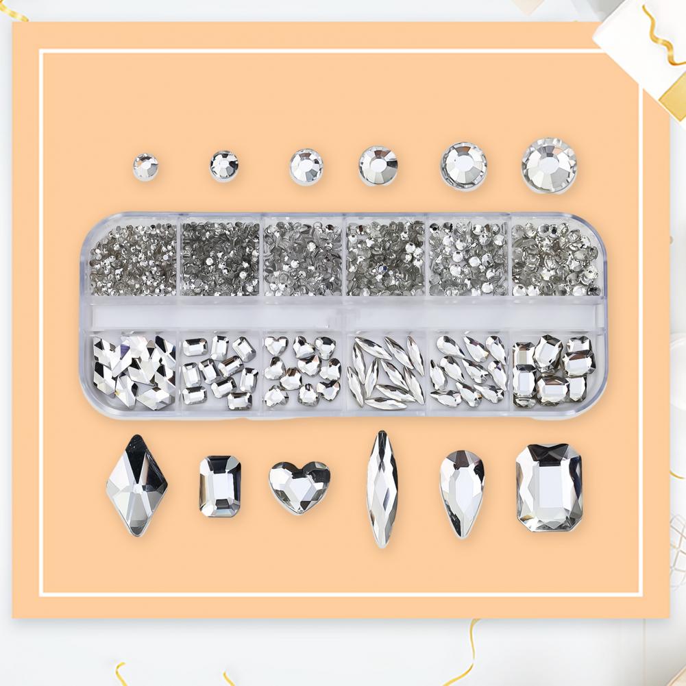 3d Nail Art Rhinestones Nail Art Accessories Exquisite 3d Nail Art Sparkling Rhinestones Charms for Stunning Diy Nail for Women