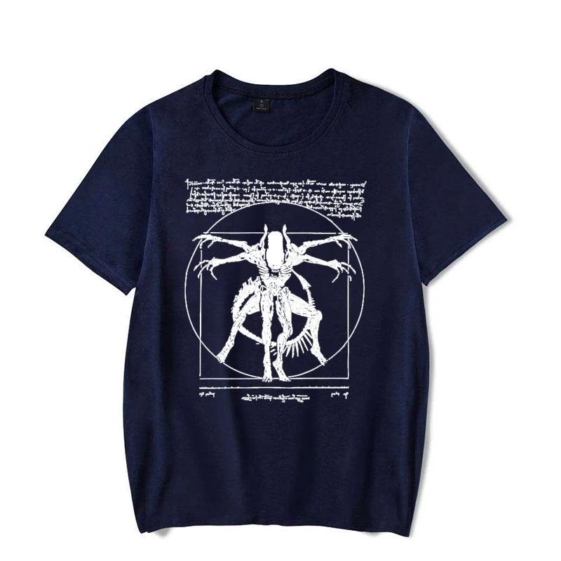 2026 Alien Men's T-Shirt - Gamer T-Shirt Da Vinci Print Women Tops Fashion Tshirt Hip Hop Streetwear Oversized Tshirt Short Sleeve Casual Clothing