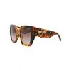 Just Cavalli Square Frame Acetate Sunglasses Shiny Havana