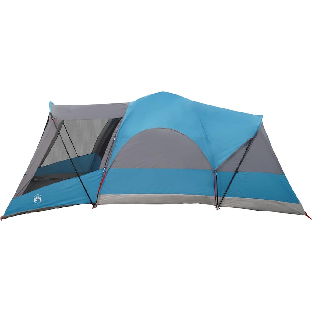 Tunnel Family Tent for 8 Persons Blue Waterproof