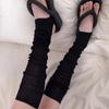 Knee Pads Thick Simple Long Knee High Socks Ballet Style Mid-calf Calf Socks Sun Protection Stepping On Feet JK Stockings Spring