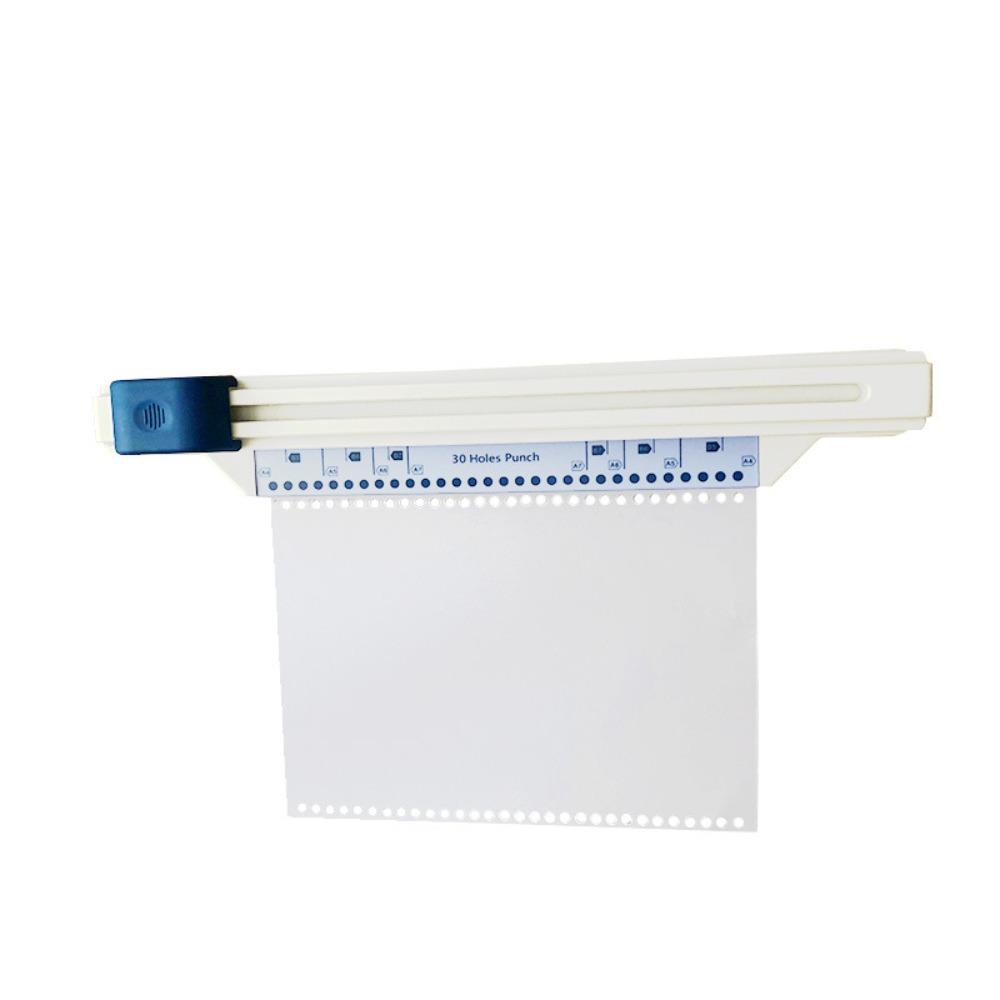 

Діркопробивач на 30 отворів Ефективний діркопробивач Нова машина для пробивання комірця документа Офісне приладдя синій