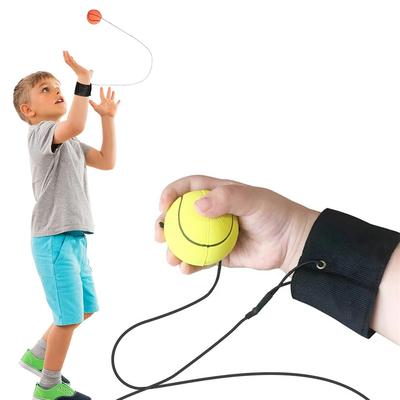 4 szt. Sportowa opaska na nadgarstek z piłką do koszykówki, baseballu i futbolu na elastycznej gumce - Idealna dla chłopców do zabawy na świeżym powietrzu, zabawki dla psa