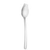 Cream Fruit Stainless Steel Reusable Outdoor Long Handle Spork Salad Forks Flatware Dessert Spoons