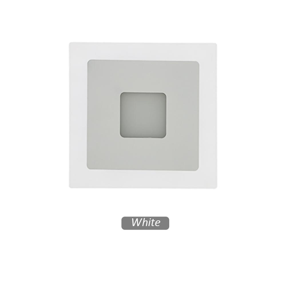 

18 Вт светодиодный потолочный светильник для внутреннего освещения, квадратный алюминиевый акриловый светильник, современная спальня, гостиная, потолочный светильник для прохода, освещение Warm White белый