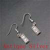 Boucles d'oreilles Symbole Om Yoga Vintage Boucles d'oreilles Mode Pour Femmes Apprêts de Fabrication de Bijoux DIY