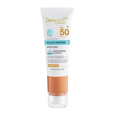 Dermaction Plus By Advanced Sun Solar Barrier Cream Gel SPF50+ PA++++, Dermatologically Tested, 40 Ml.