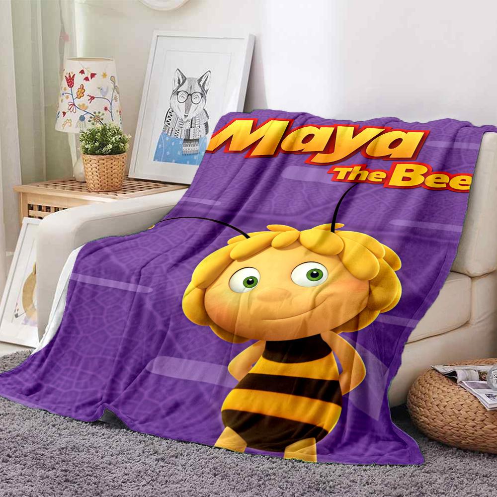 Maya Bee Blanket, High quality Comfortable for All Seasons, Home Decor, Warmth and Comfort