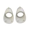 2pcs White Plastic Speaker Spacer Bracket for Car Audio A Pillar Tweeter Suitable for A Pillar or C Pillar Installation