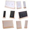 Pack of 3 Wood Jewelry Stand for Multi Piece Necklace and Bracelet Organization with Space Efficient Design