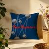 Fashion FFoo Fightersing Cushion Cover Versatile DoubleSided Pillow Case Fit for Sofa Bed Car  Daily Decor