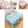Waterproof Peva Tablecloth With Adorable Cartoon Design Perfect For Home Dining Decor