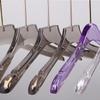 Smoke Gray Transparent Acrylic Clothes Hanger for Women and Men - High-End Crystal Display Rack