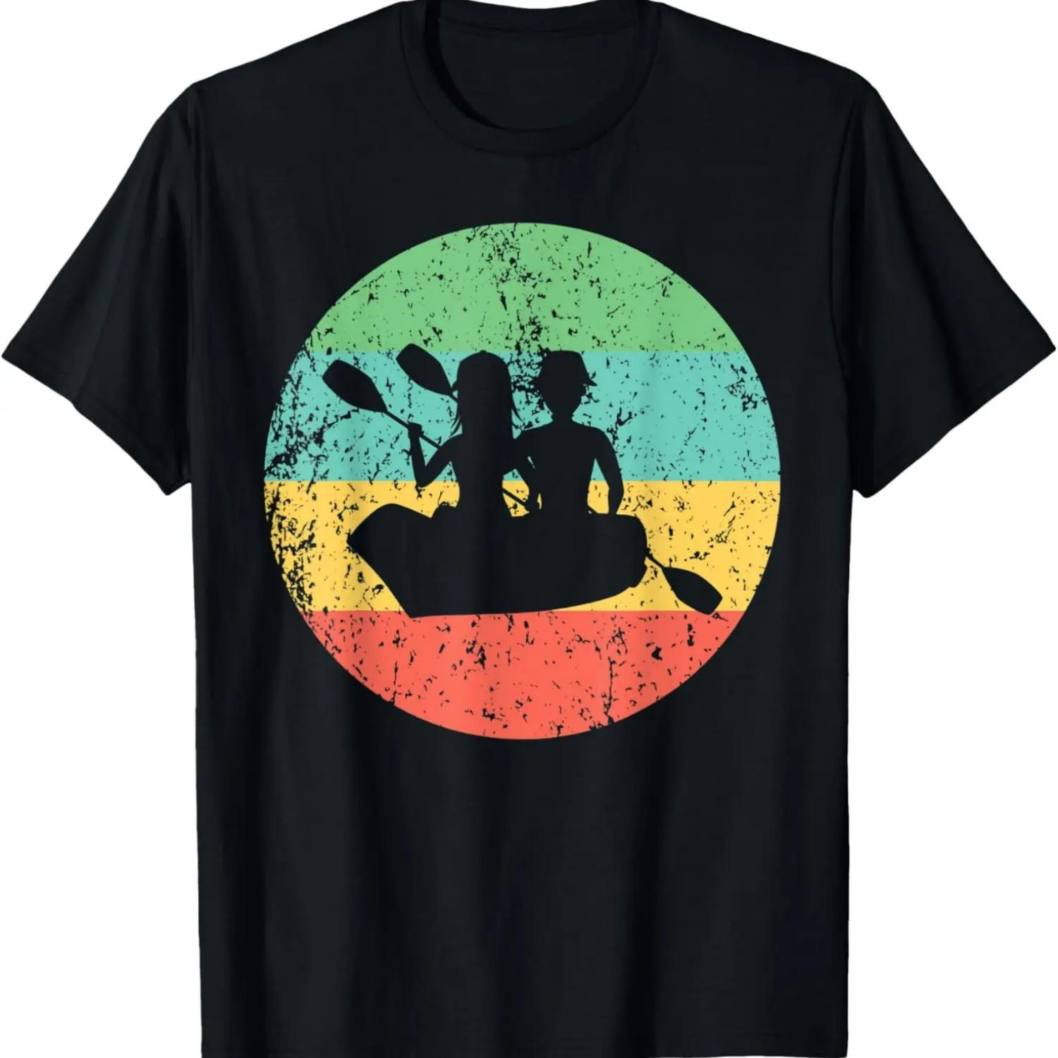 Canoeing Shirt - Vintage Retro Canoe T-Shirt S