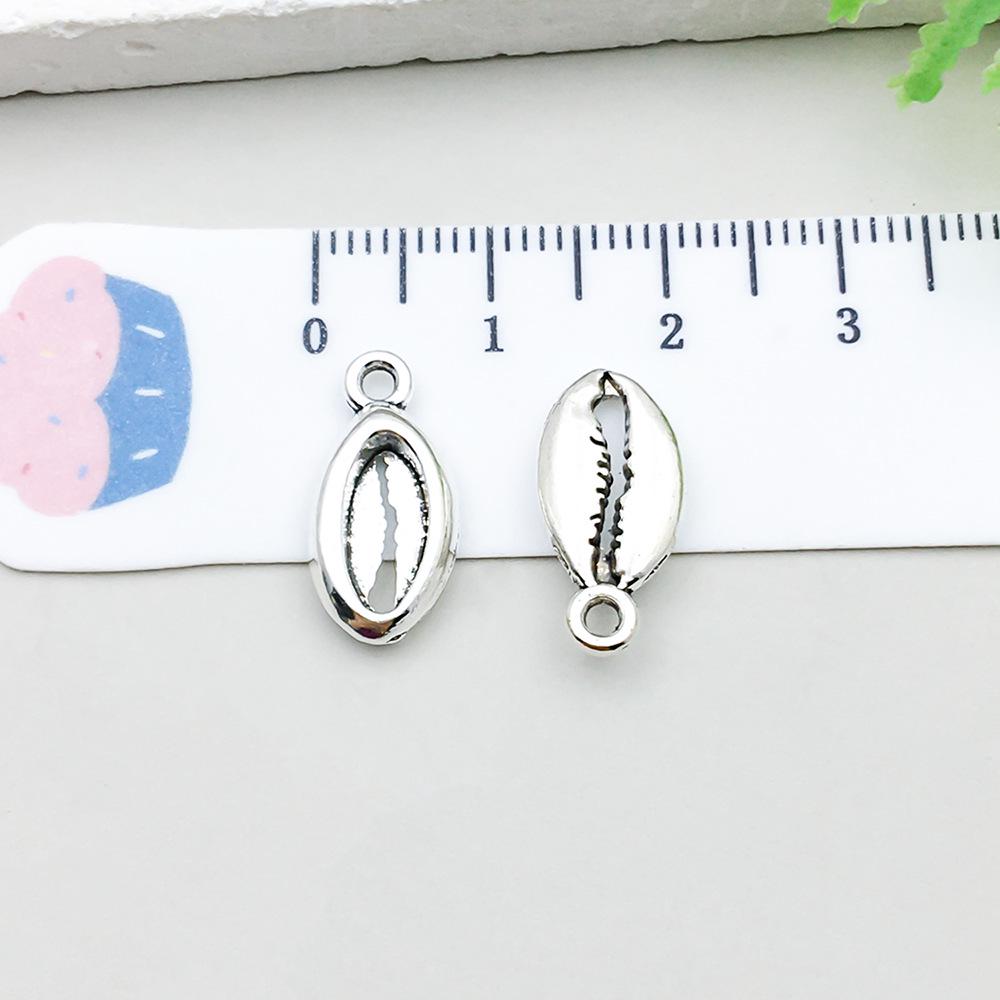 Set di 100 Ciondoli Gatto Farfalla Luna Argento Antico per Braccialetti e Collane Fai da Te
