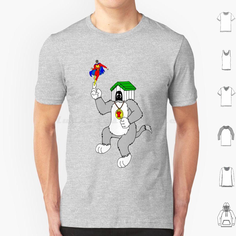 M Man And Yukk Ugly Dog T Shirt 6xl Cotton Cool Tee Mighty Man And Yukk Cartoon Comic Laughs Comedy Hero Dog Little Tv Show Hb