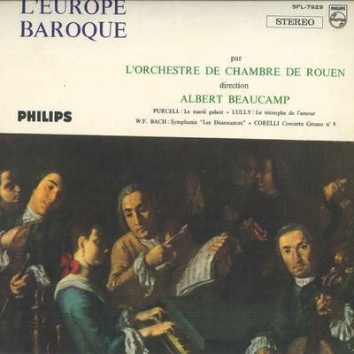 LP Record ALBERT BOCAMP, ROUEN CHAMBER ORCHES - European Baroque Music SFL7929 PHILIPS Japan Classical Used
