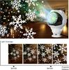 Astronaut Christmas Pattern Light Snowflake Halloween Projection Lamp Decorative Xmas Spotlight