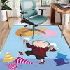Alfons Aberg Pattern Rug, Indoor/Outdoor Mat, for Picnic, Gameroom, Bedroom, Office, Living Room, Home Decor Carpet, Birthday Gift