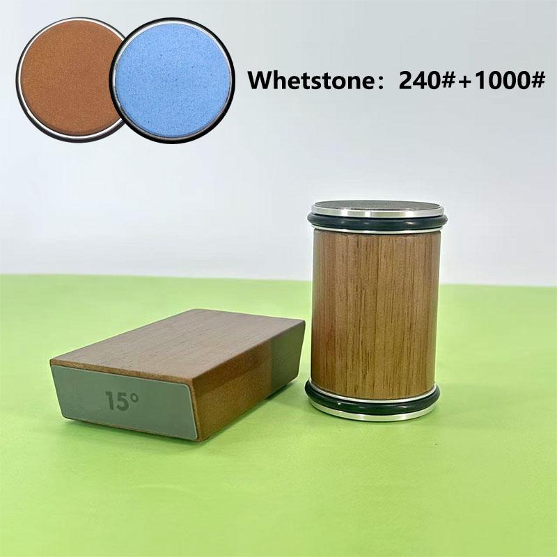 Rolling Knife Sharpener Magnetic Knife Holder Diamond Sharpening Stone Kit with 15 and 20 Degrees Angle Roller Kitchen Accessory