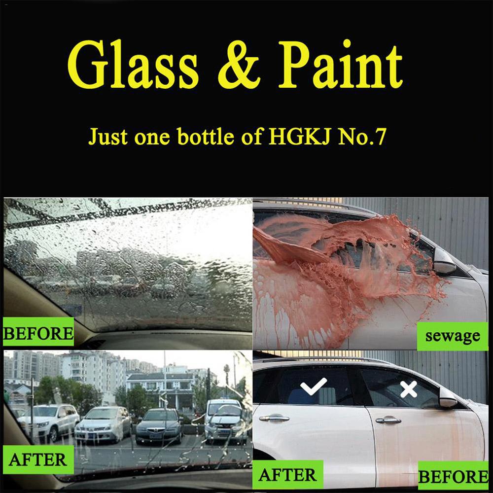 HVIERO-7 Car Cleaning Super Hydrophobic Water Rain Repellent Spray Car Windshield Glass Coating Agent Repellent Agent