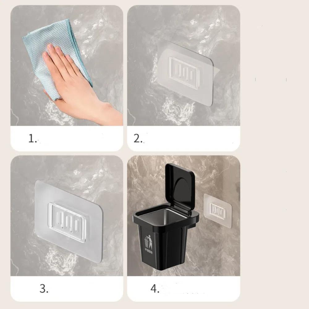 Śmietnik ze stali nierdzewnej do montażu na ścianie Śmietnik w kształcie puszki Nowy wiszący kosz na śmieci