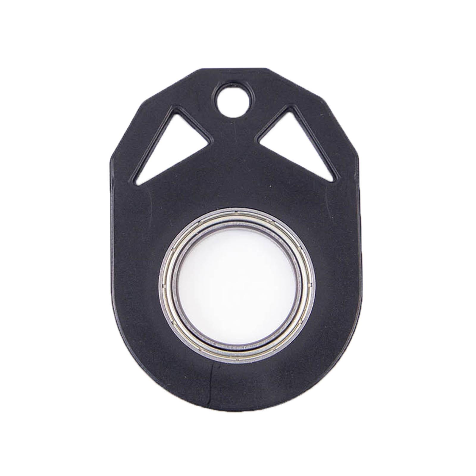 Spinner Stress Toy with Keyring Fidget Spinner Keychain Stress Toy Finger Spinner Rings Suitable for Parties and Event 1 чёрный