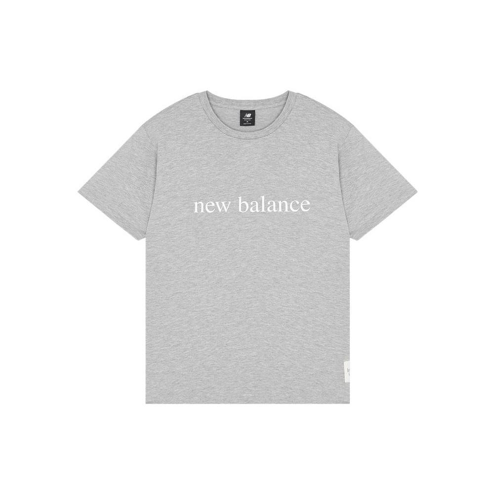 New Balance Essentials Logo T-Shirt Asia Sizing  Grey  Men s AMT21566-AG XL