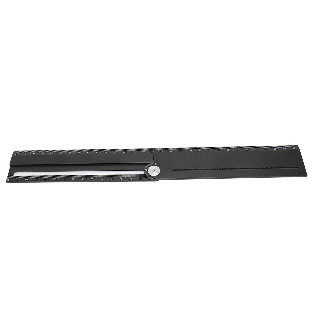 Aluminium Multi-Lineal Multifunktionaler Winkelmesser zum Zeichnen von Kreisbögen und Parallellinien