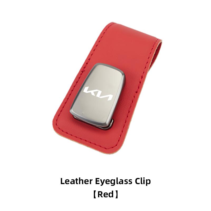 Car Sun Visor Glasses Clip Holder Leather Glasses Frame for Kia Sportage Ceed Picanto Rio ProCeed Niro 5 3 4 K7 K5 K8 K3 Ray K9 WB9