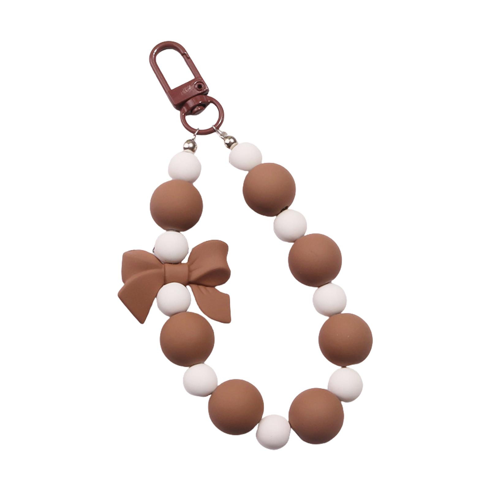 

Брелок из бисера, милые брелоки с бантиками, подвеска для ключей от машины, брелоки с бантами, подвески для рюкзака, шарм для сумки для женщины 1