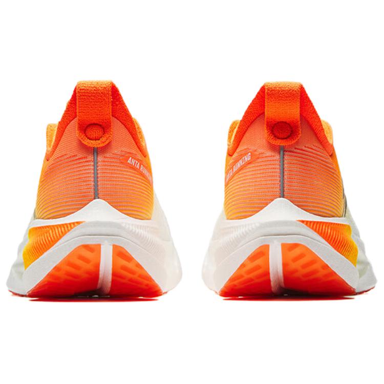New ANTA Mario 2 Running Shoes Men's Low top Papyrus White/Fresh Orange Yellow 912535560-5