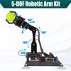 GeWu Creative STEM 5-Axis Arduino-Compatible Robotic Arm for Drawing and Imitation Tasks