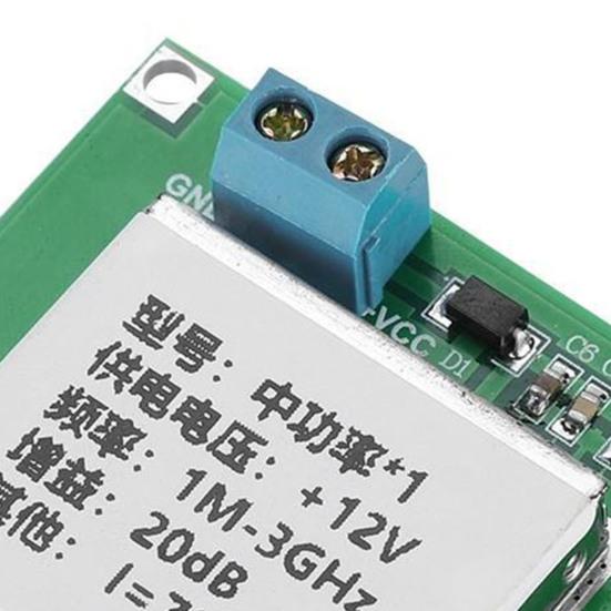3GHZ RF Low Noise Amplifier Broadband 1M-3GHz 2dB/0.5GHz Gain Wide Band High Gain RF