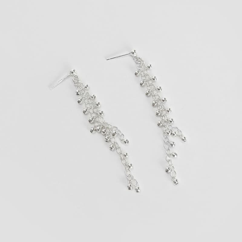 FANTASTIC PLANET silver 925 ball falls earrings