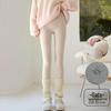 Women's High-Waisted Seamless Fleece-Lined Leggings – Perfect for Autumn & Winter with High Elasticity, Comfort & Versatility.