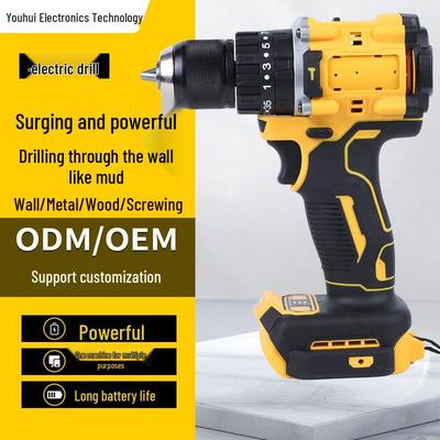 Rechargeable Brushless Lithium Electric Drill for Industrial & Household Use