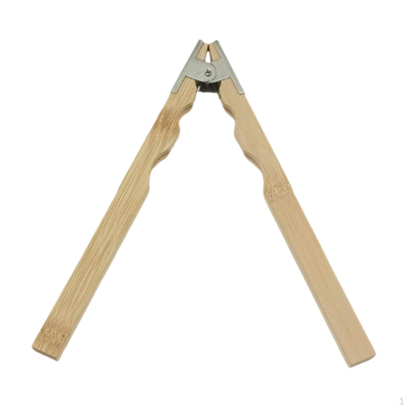 

Wooden Holder Hand Clamp,Grinding Handle Portable Nonslip Holding Fixture for Jewelers Benchwork