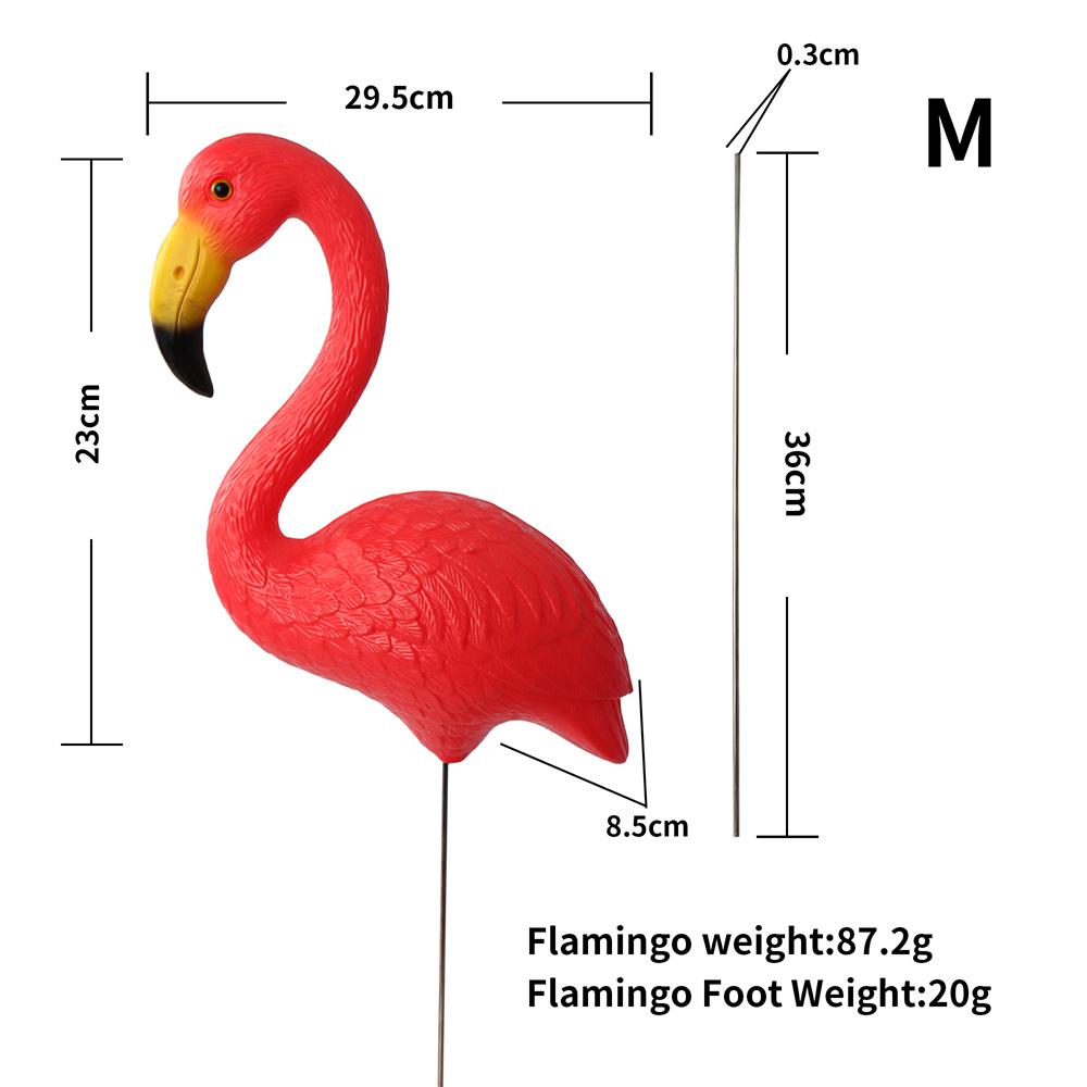 Mini Rosa Rot Klein Plastik Flamingo Hofdekoration Vogel Rasen Gartenpfahl Statue Figuren Ornament Blumentopf Pflanzgefäß