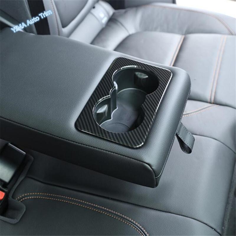 Matte Car Trunk Hook / Water Cup Holder / Window Lift  Decor Panel Cover Trim ABS Accessories For Jaguar F-Pace X761 2017 -