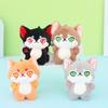 Adorable Plush Wolf Keychain Cute Cartoon Stuffed Wolf Toy For Students And Gifts