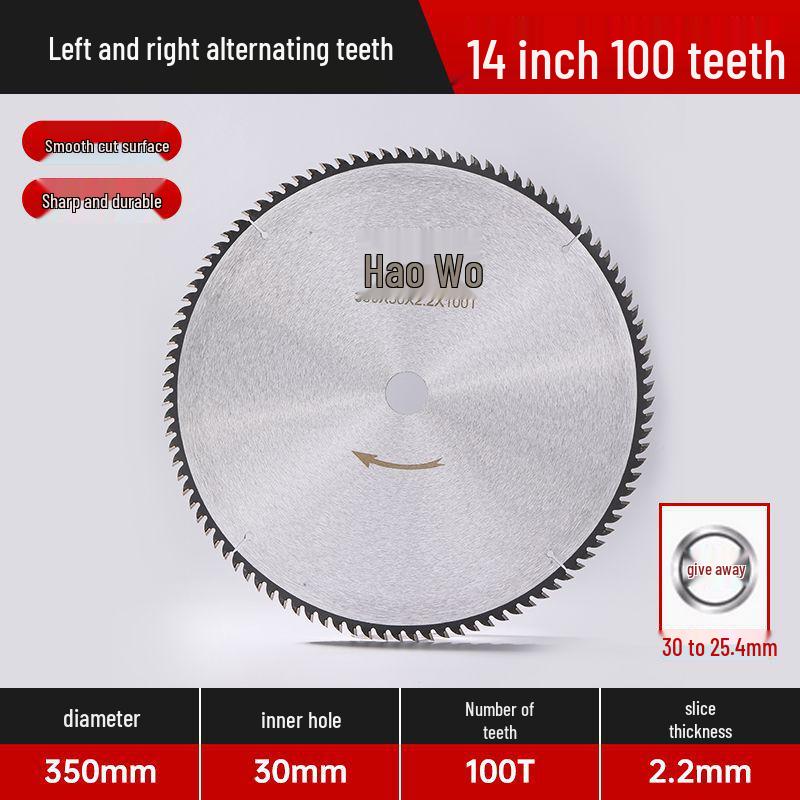 Anti-Nail Carbide Woodworking Saw Blade, Aluminum Cutting, 4-7 Inch for Handheld Angle Grinders