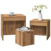 VidaXL Nesting Tables 3 Pcs Artisan Oak Engineered Wood, Nesting Support, Set of Nesting Tables, Coffee Table 856687