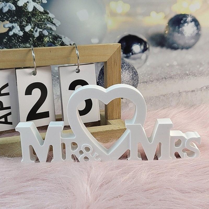 Silicone Love Sign Resin Mould Handmade Love Sign Stand Ornament Silicone Mold for Personalized Wedding Decors